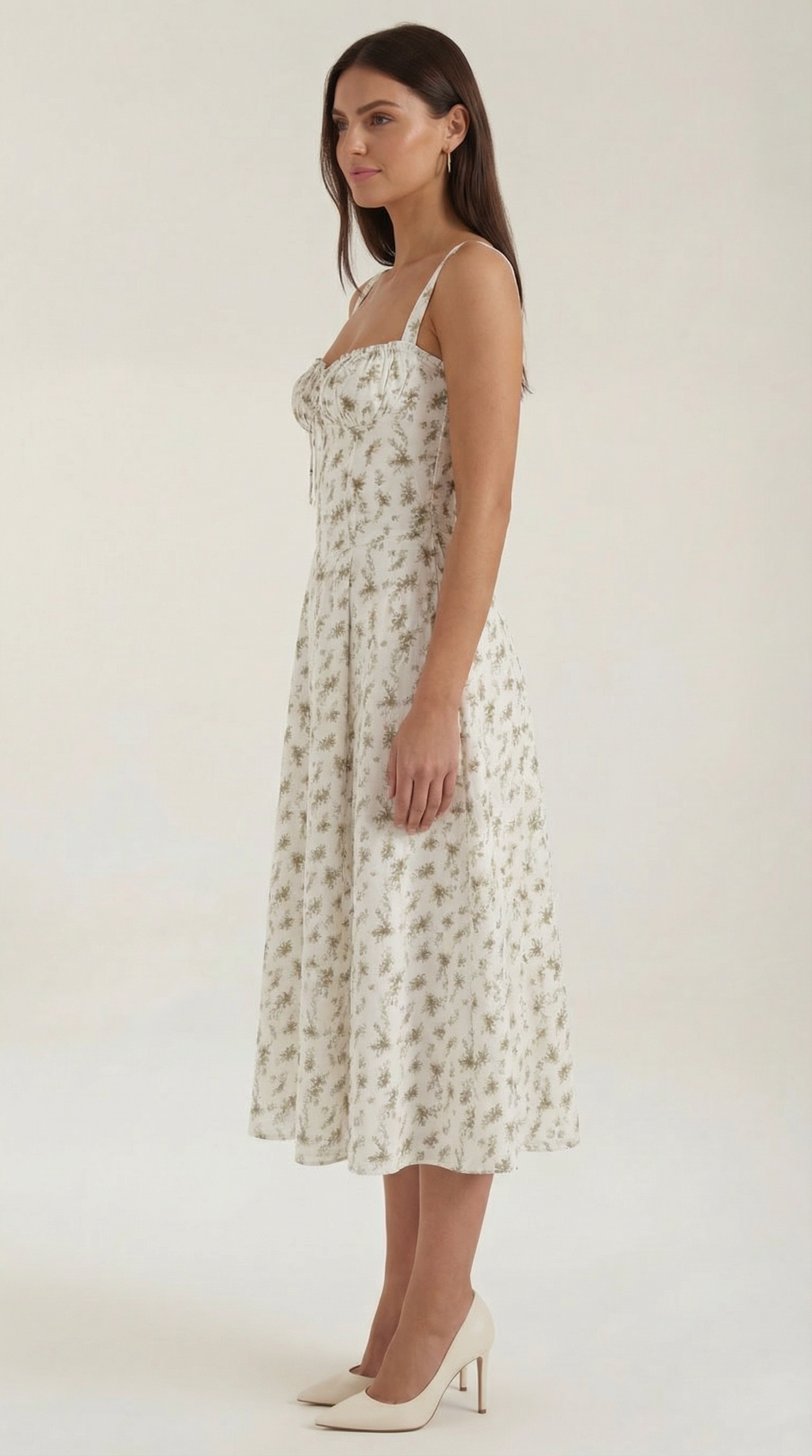 Nely Corset Midi-Sundress