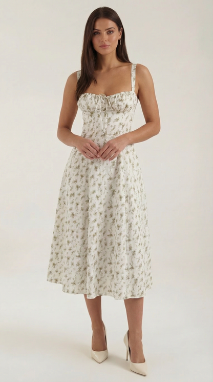 Nely Corset Midi-Sundress