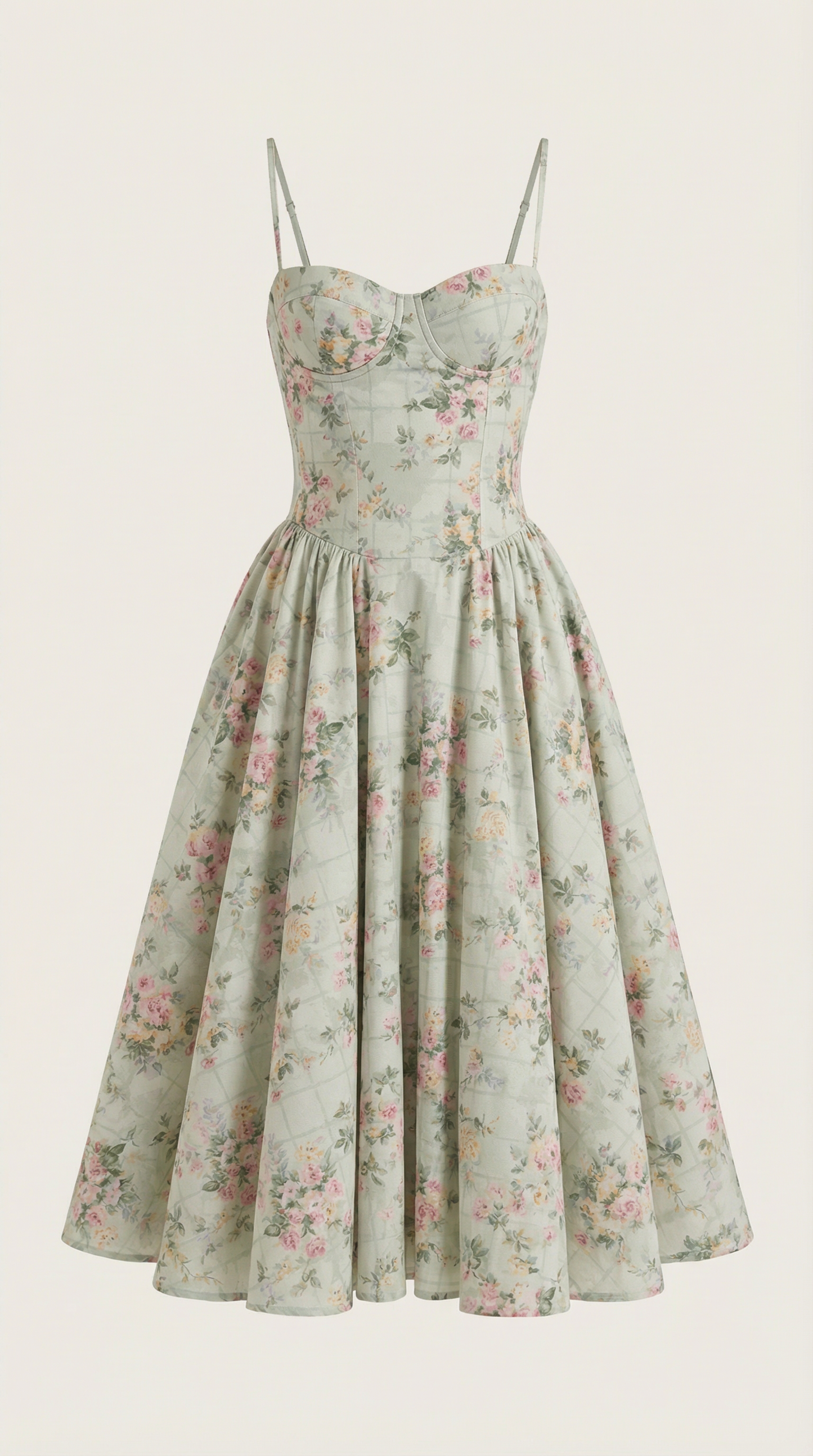 Hanna Corset Midi Dress