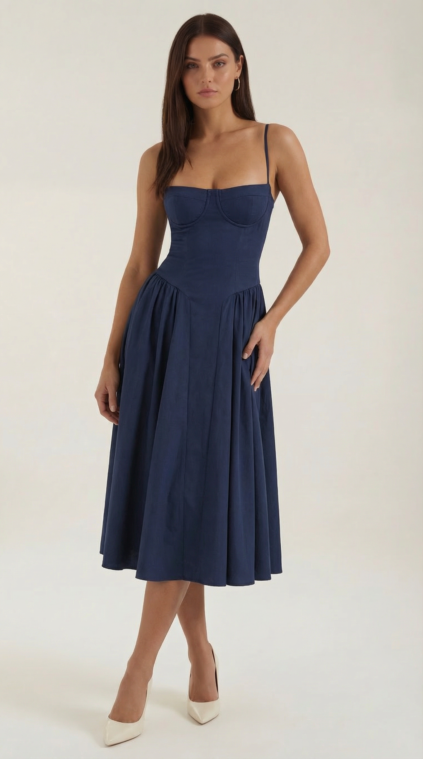 Hanna Corset Midi Dress