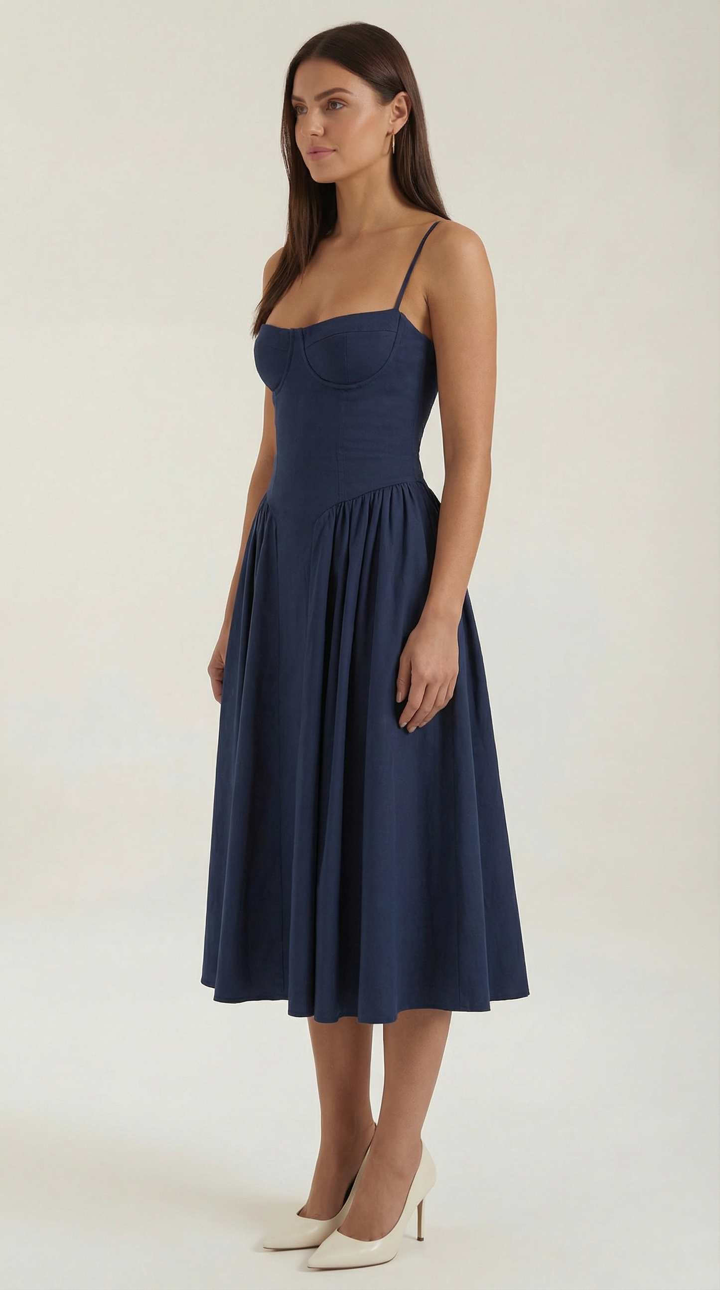 Hanna Corset Midi Dress
