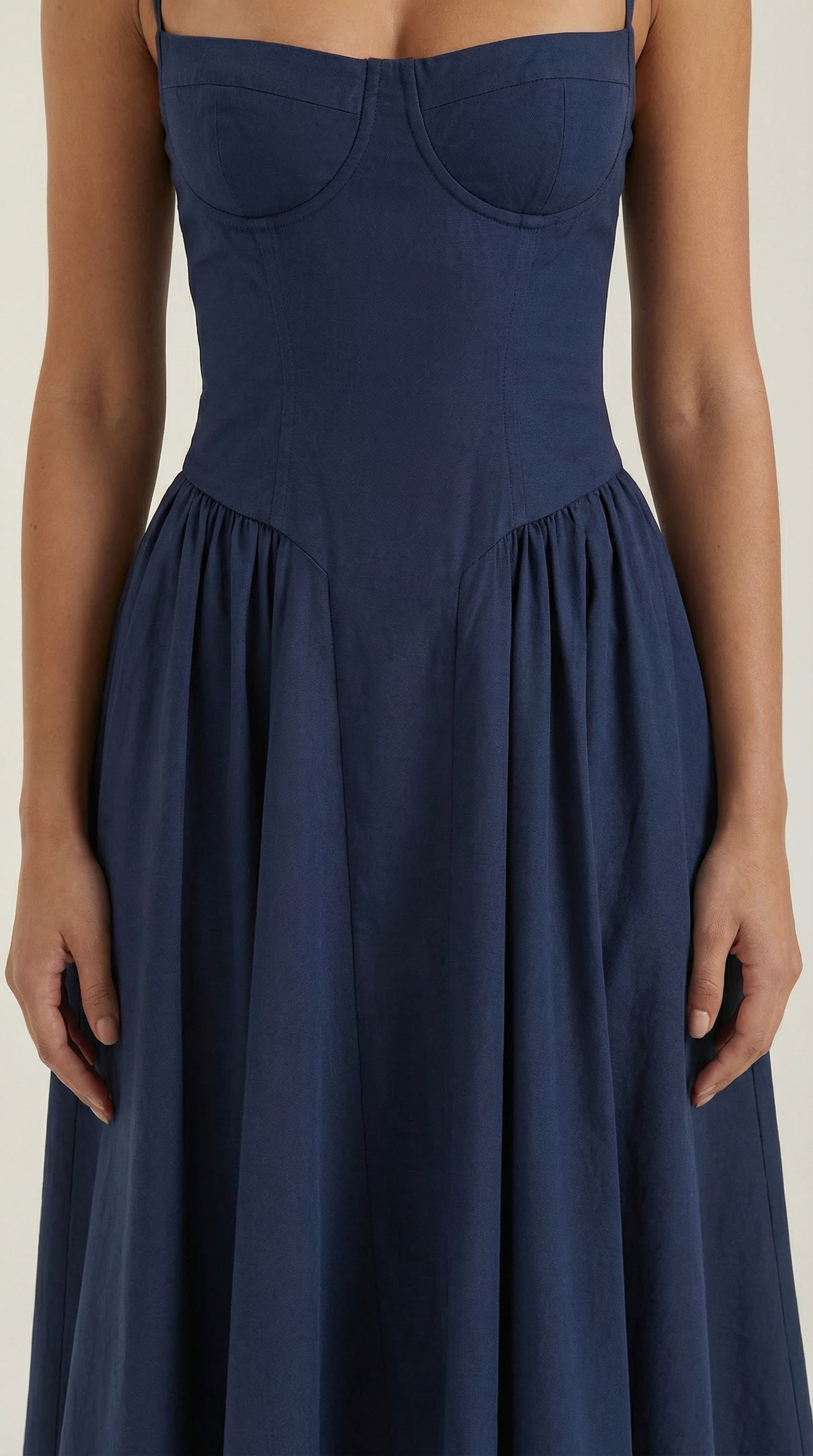 Hanna Corset Midi Dress