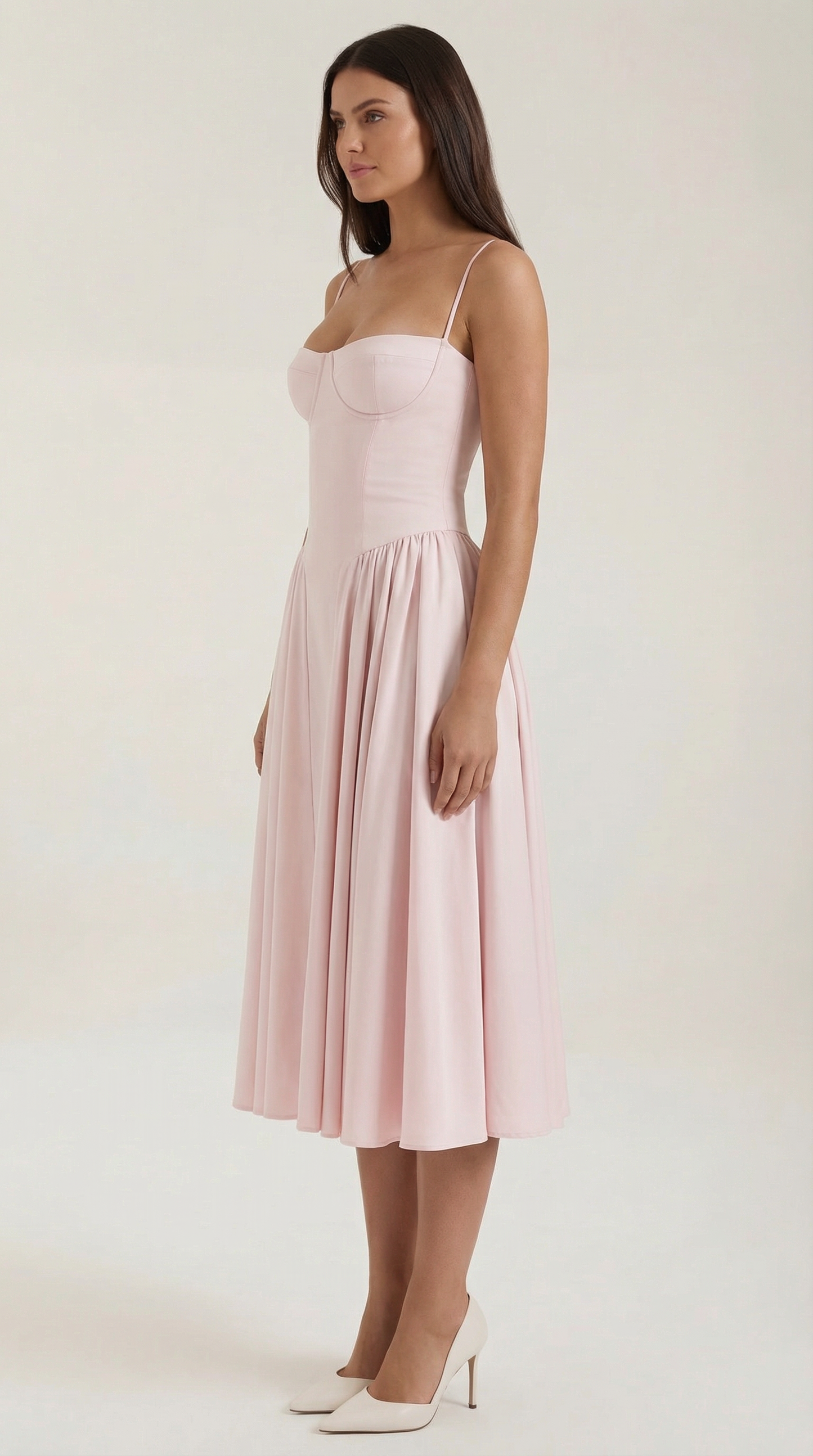 Hanna Corset Midi Dress