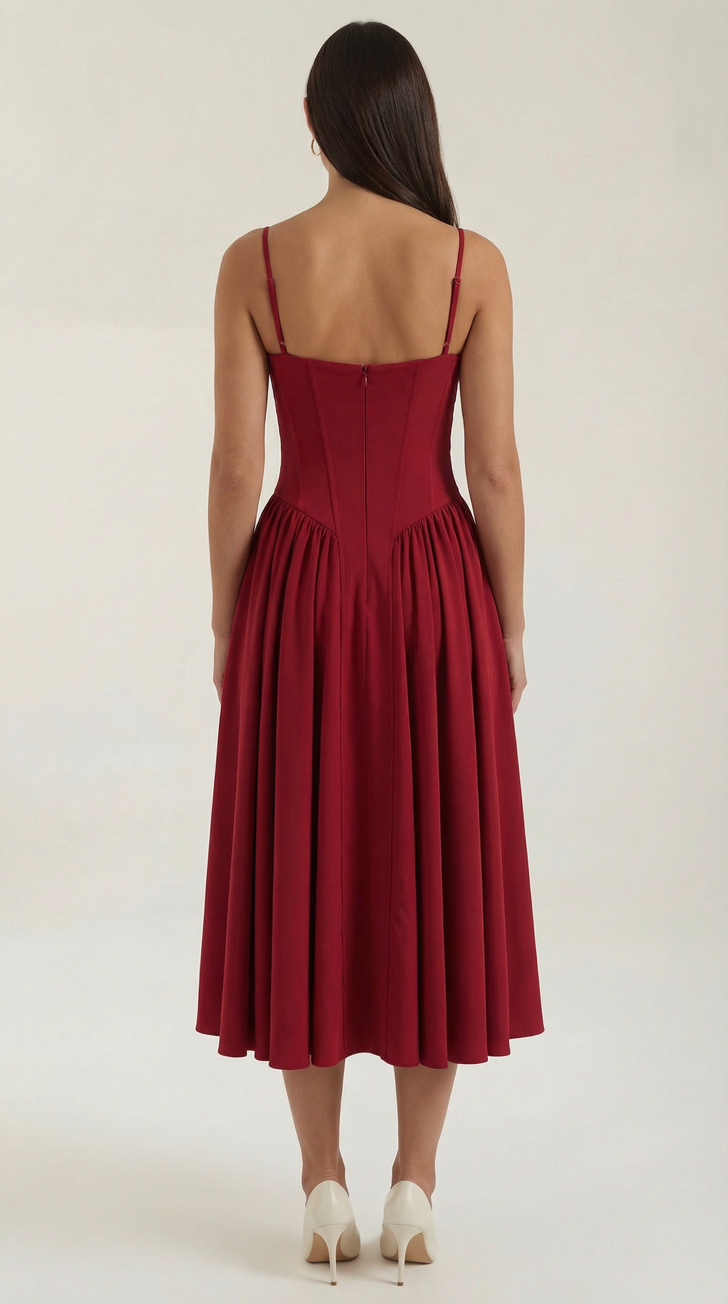 Hanna Corset Midi Dress