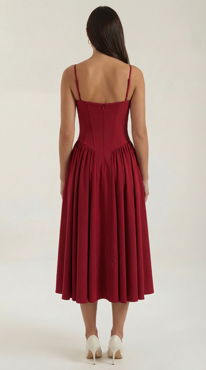 Hanna Corset Midi Dress