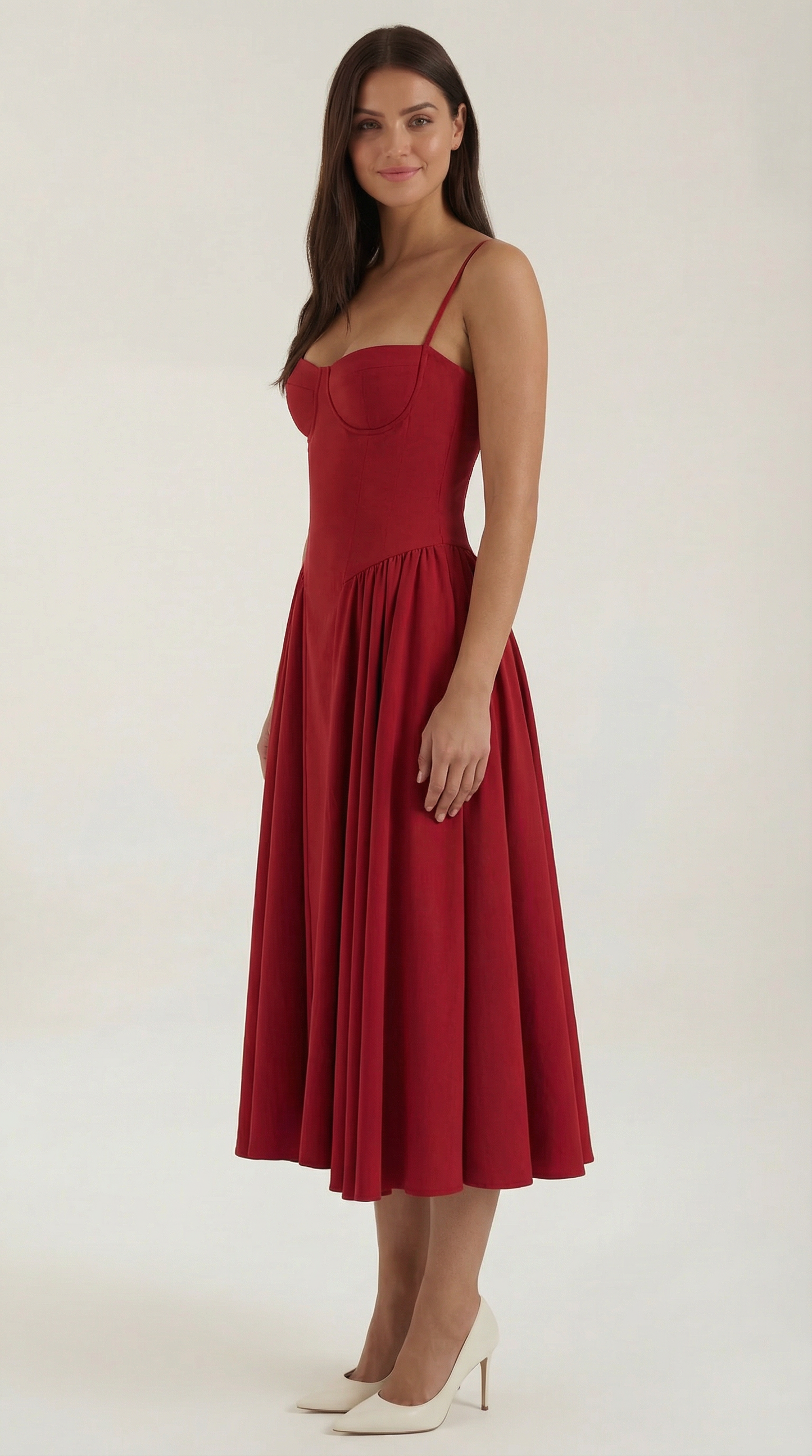 Hanna Corset Midi Dress