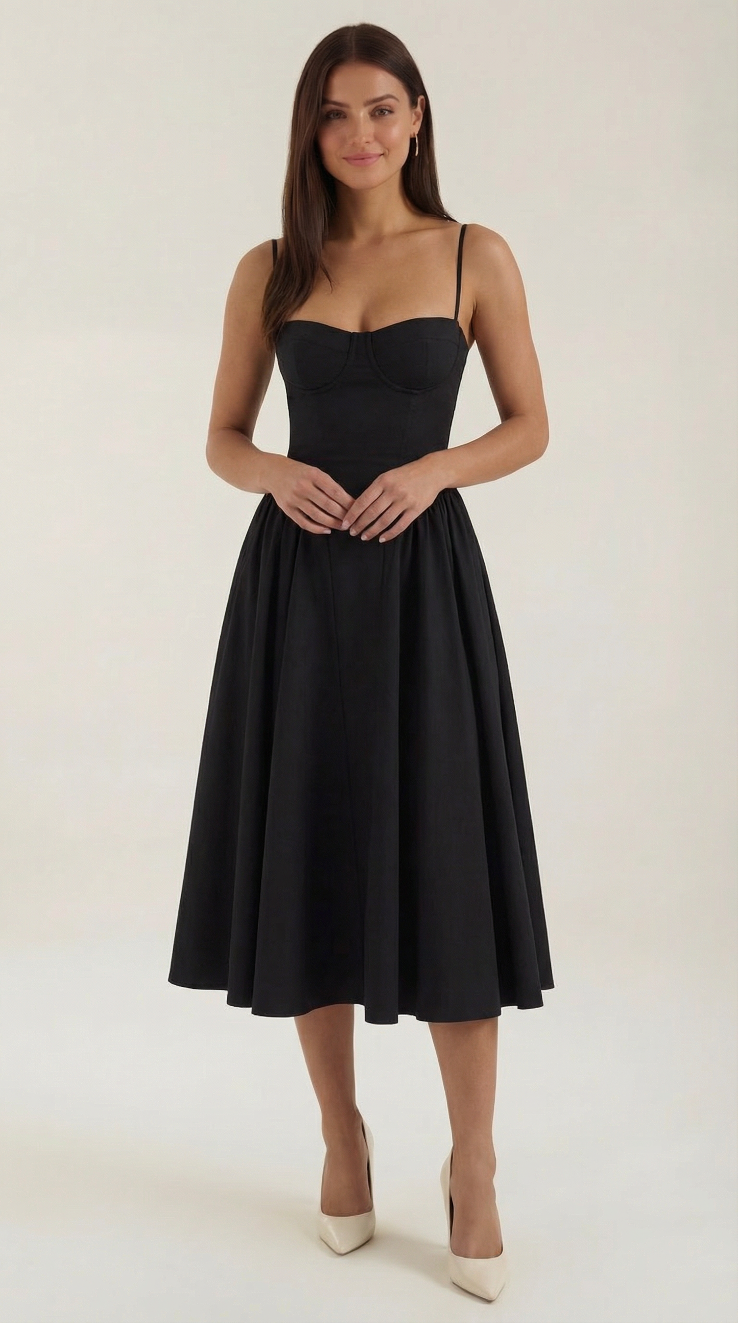 Hanna Corset Midi Dress