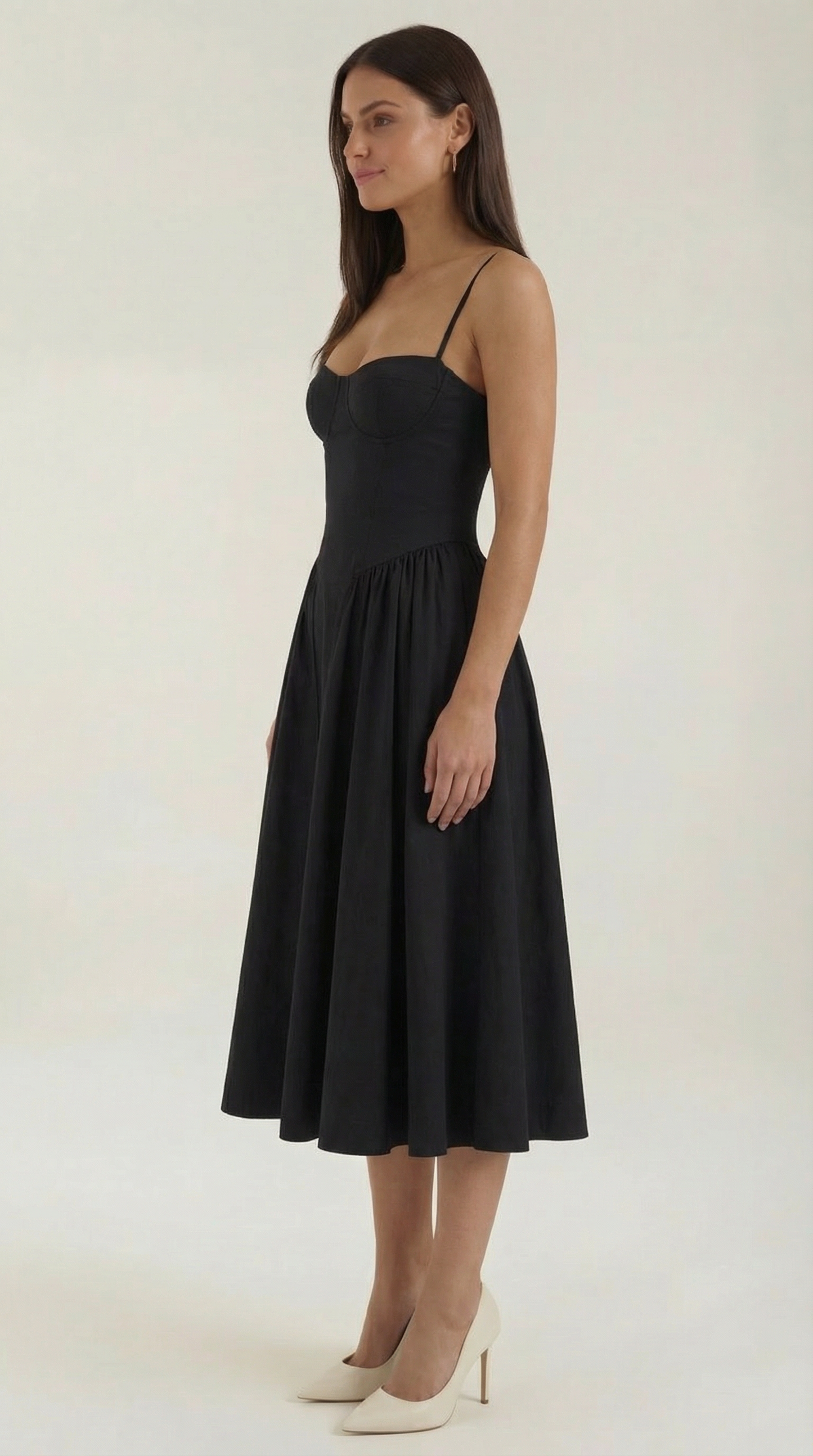 Hanna Corset Midi Dress