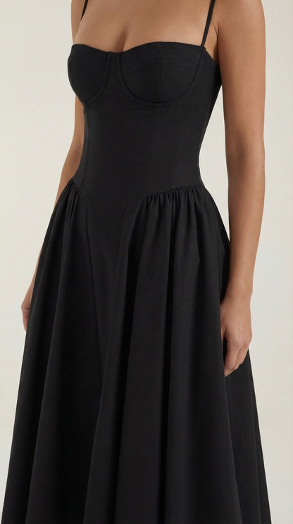 Hanna Corset Midi Dress