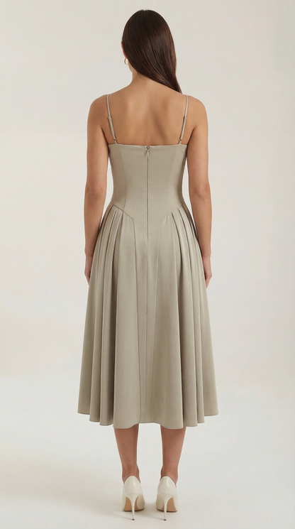 Hanna Corset Midi Dress