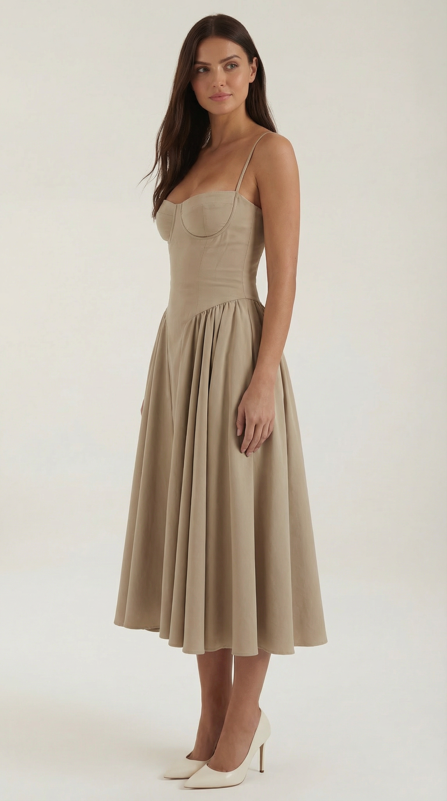 Hanna Corset Midi Dress