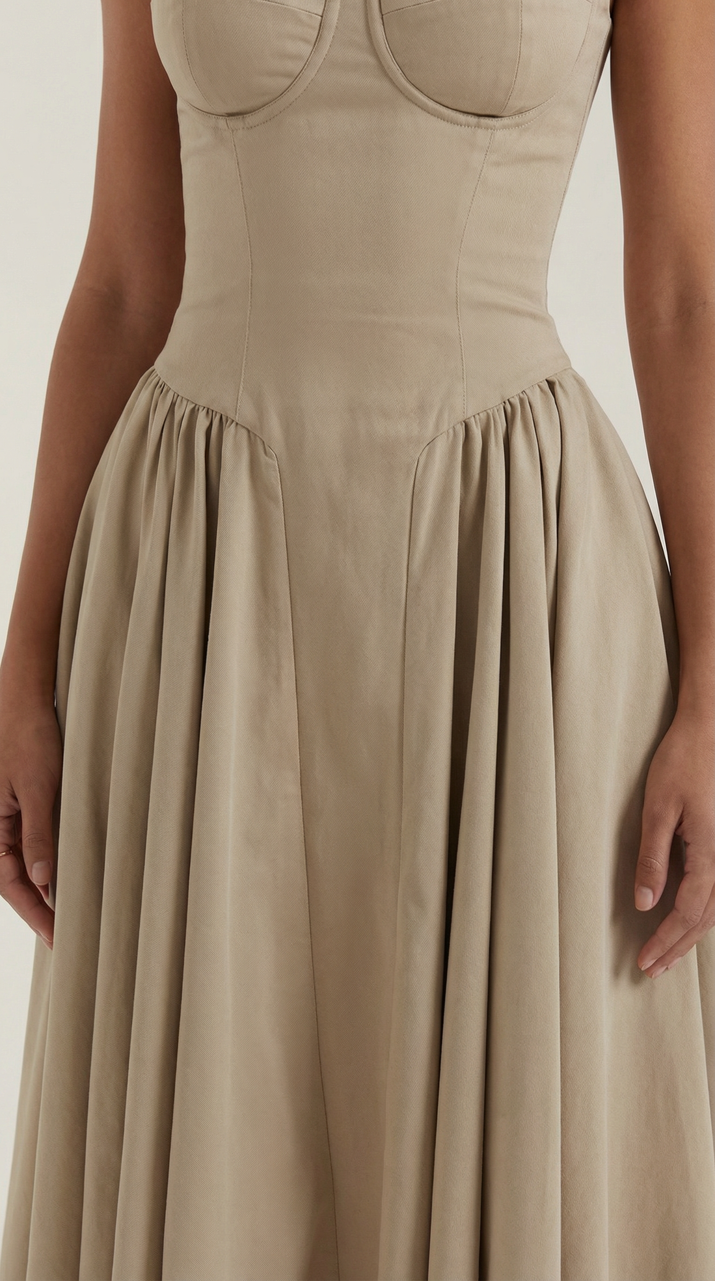 Hanna Corset Midi Dress