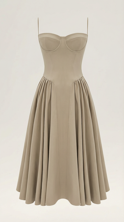 Hanna Corset Midi Dress