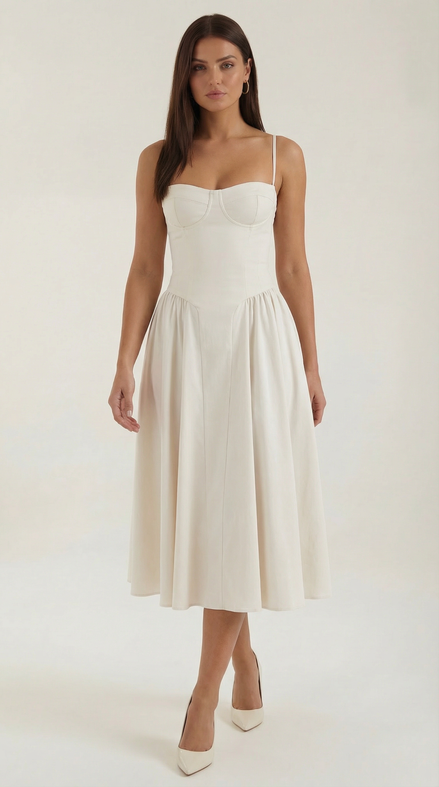 Hanna Corset Midi Dress