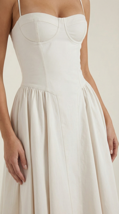 Hanna Corset Midi Dress
