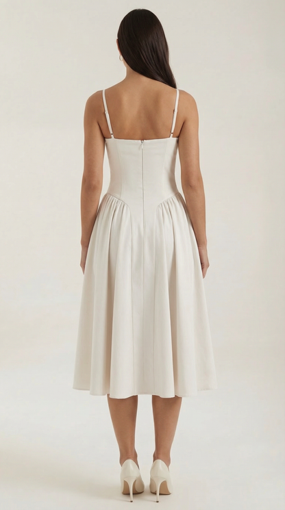 Hanna Corset Midi Dress