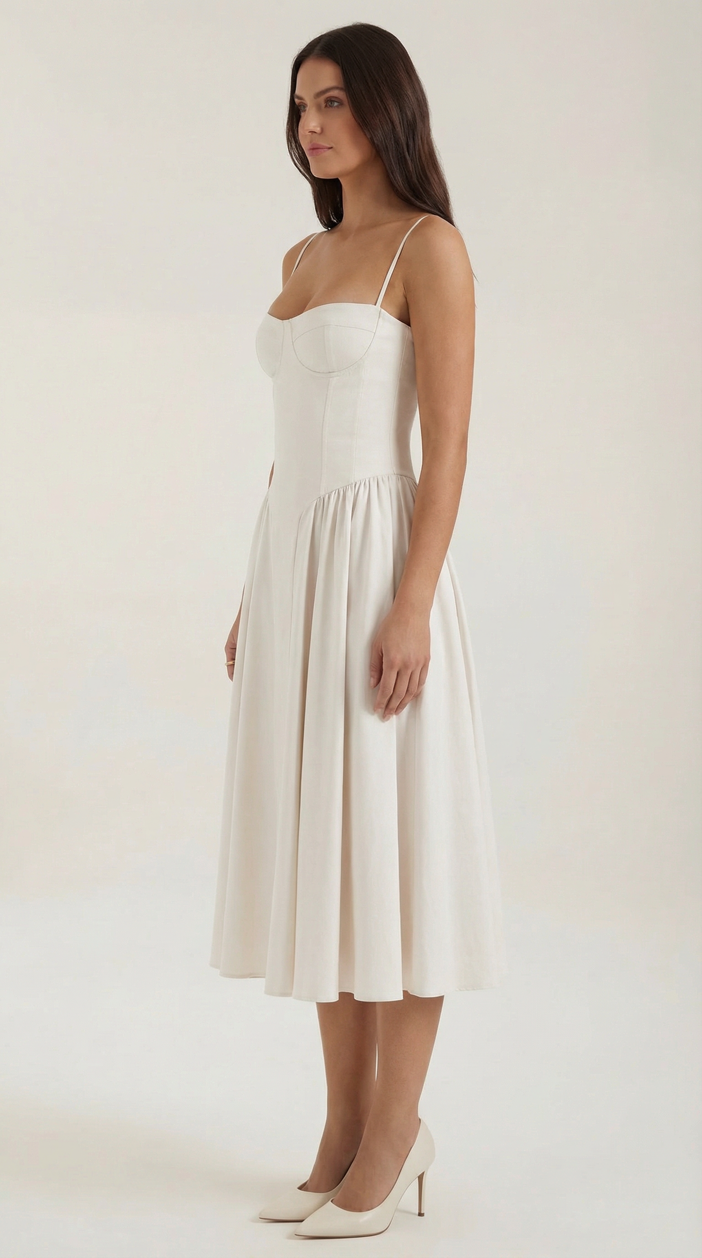 Hanna Corset Midi Dress